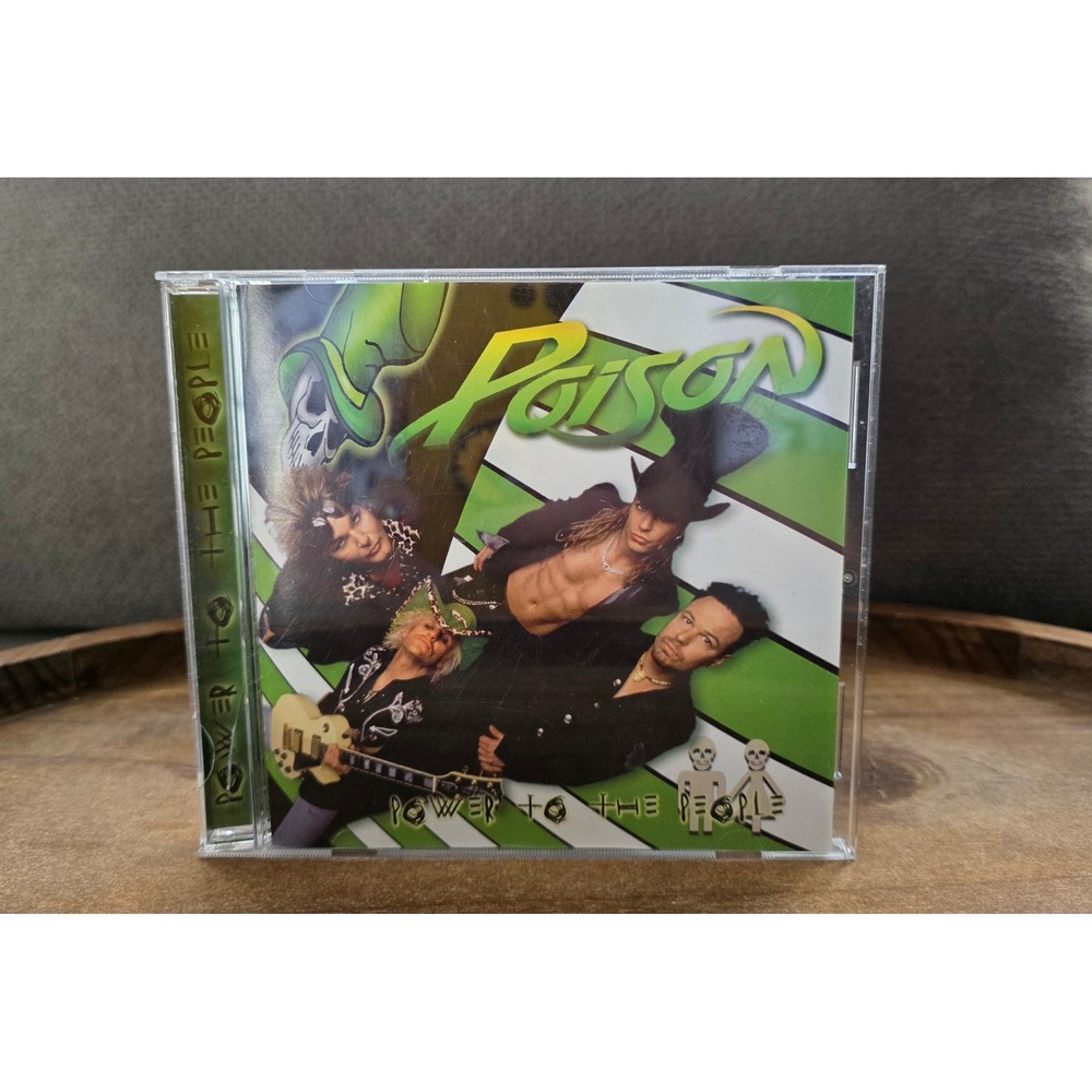 Vintage Poison Power to the People CD 2000 Rock Hair Metal Cyanide Records
